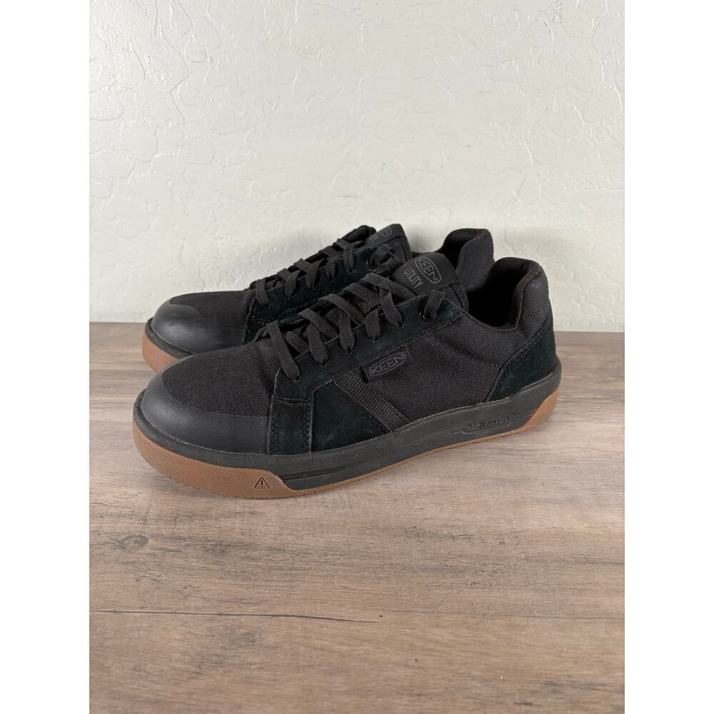 Keen Utility Mens‎ Kenton ESD CT Black/Gum Canvas Work Shoes Sneakers size 8 D